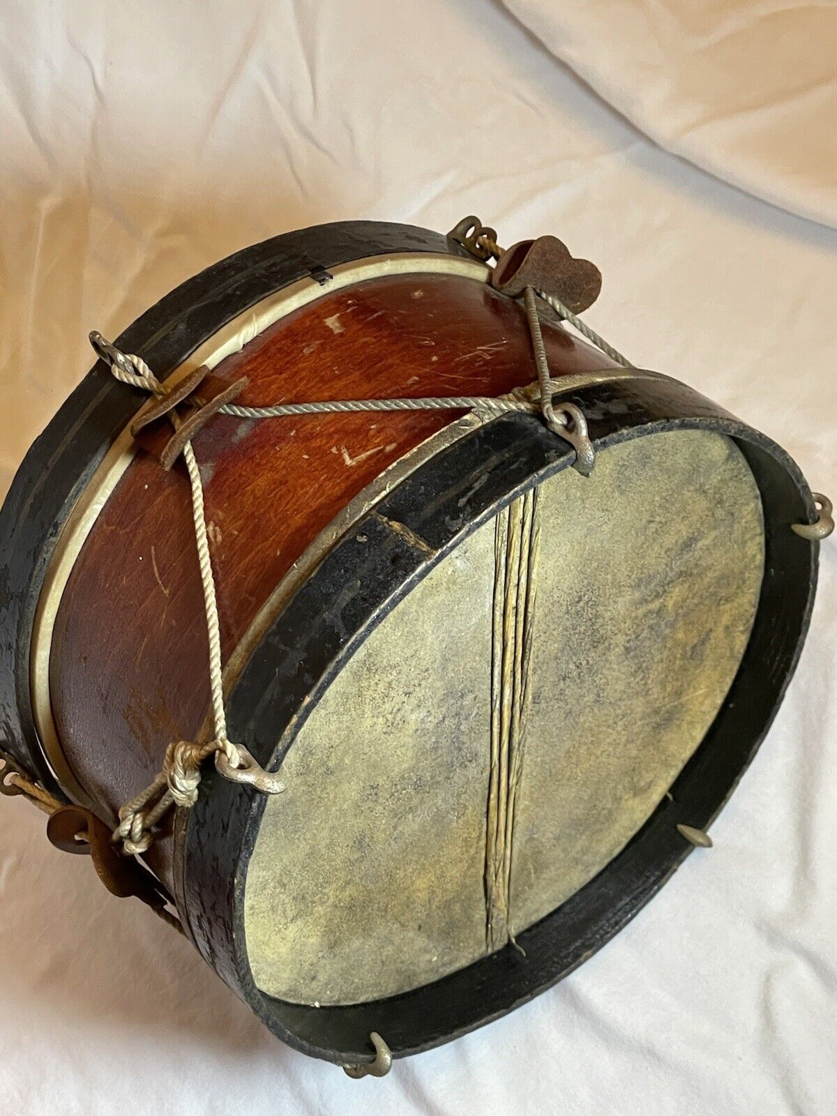 CIVIL WAR ERA Vintage antique drum Metal Parts Sand Casted From Melted AMMO Guts