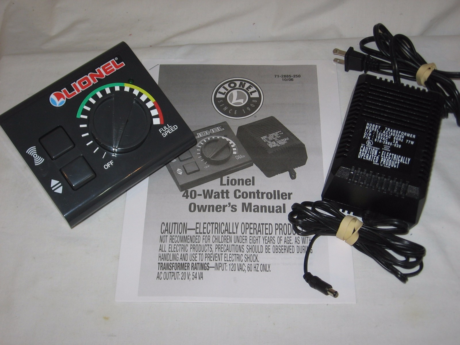 lionel 40 watt transformer