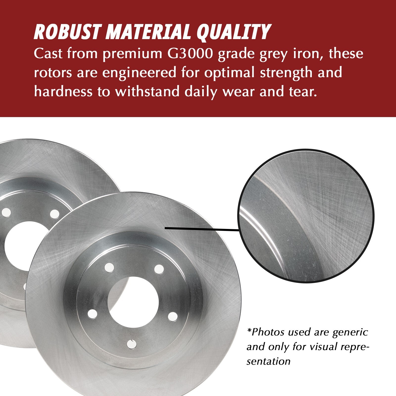 Front & Rear Brake Rotors + Ceramic Pads for 2013-2016 2017 2018 Ford C-Max