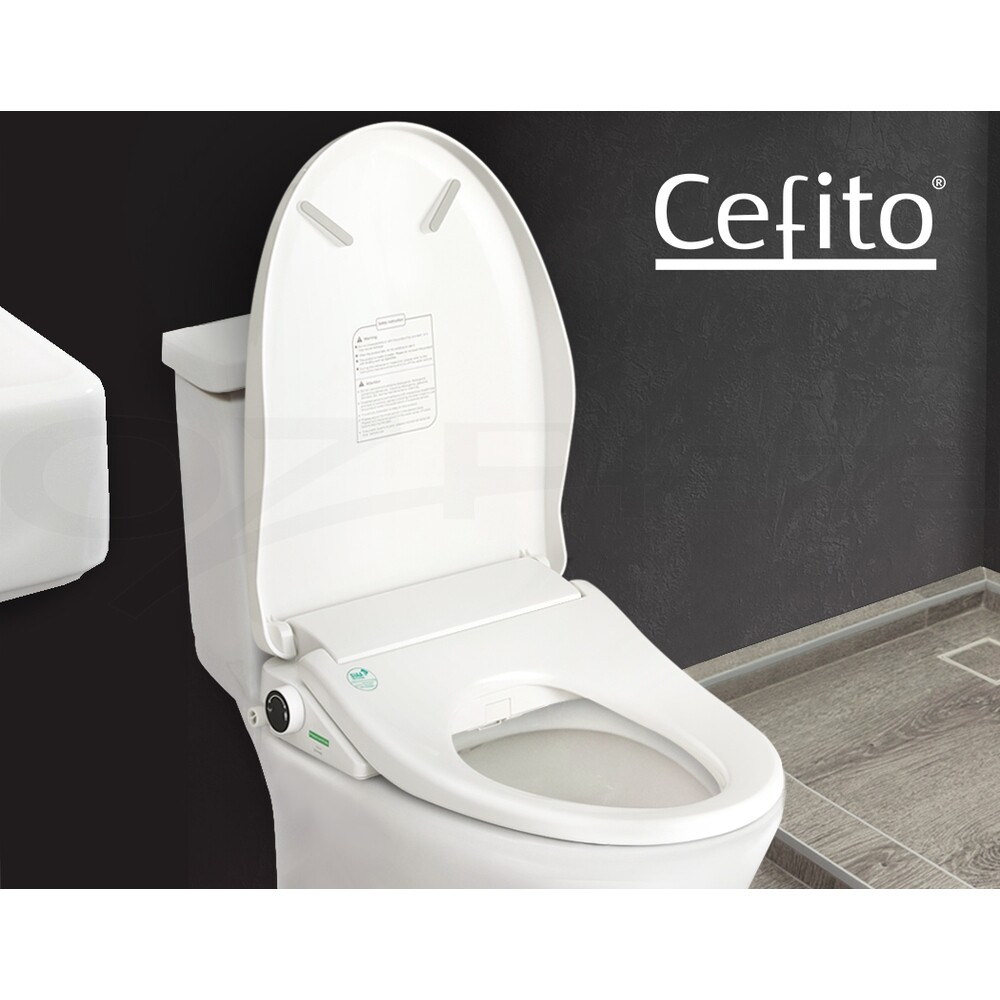 Cefito Non Electric Bidet Toilet Seat Cover Bathroom Water Wash Clean V
