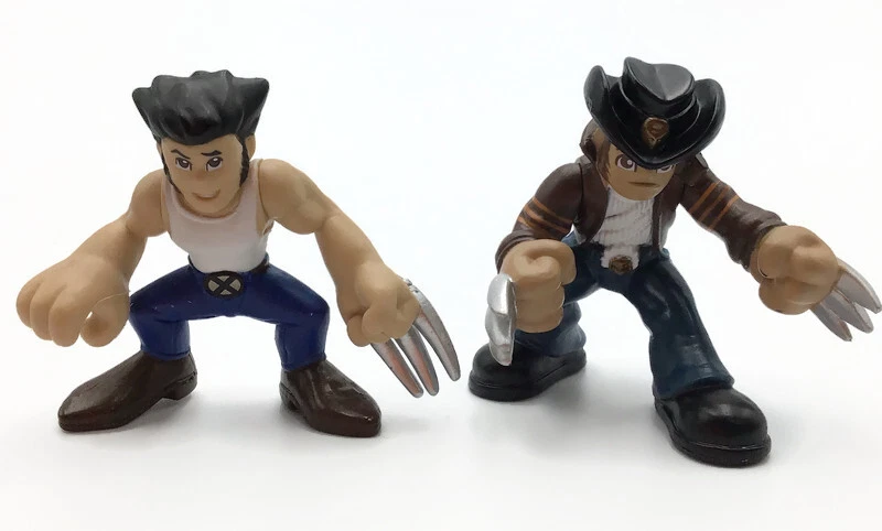 Marvel Super Hero Squad Weapon X Escape Wolverine Cowboy Hat X-Men Action Figure - Image 2 of 4