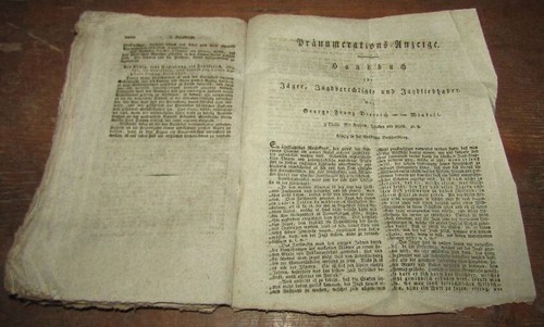 1817 FREIMÜTHIGE BLÄTTER für DEUTSCHE in Beziehung auf KRIEG POLITIK STAATSWIRTS - Bild 5 von 7