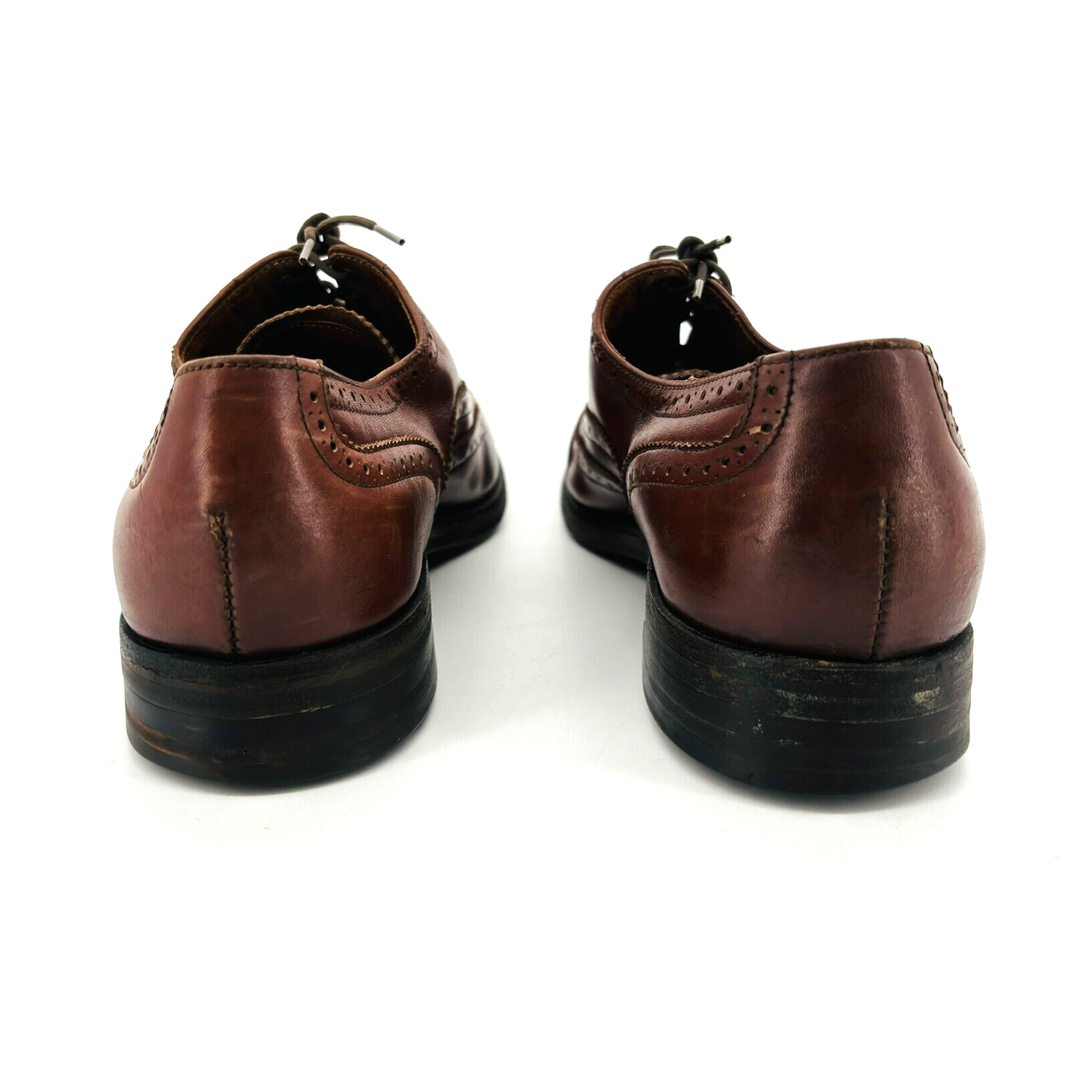 Mens 9.5 D Polo Ralph Lauren Bench Made England Brown Oxford  display picture 1