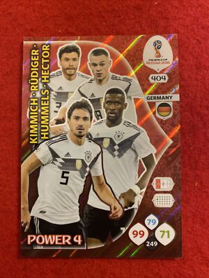 2018 Panini Adrenalyn XL Fifa World Cup Power 4 #404 Hummels