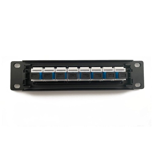 8 Port Straight-Through Optical Fiber Patch Panel RJ45 Network Cable Adapter - Afbeelding 6 van 8