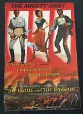 THE PRIDE & THE PASSION 1957 ORIGINAL 28 PAGE PRESSBOOK! SINATRA! GRANT! LOREN!