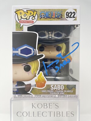 Sabo #922 Signed One Piece Funko Pop (Johnny Yong Bosch w/ PSA COA