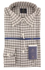 Luigi Borrelli Brown Shirt - Slim - EV06RC412761