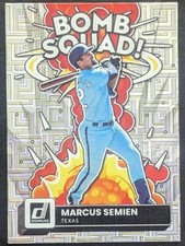 Marcus Semien Texas Rangers 2022 Panini Donruss Bomb Squad Vector #BS-4 Card