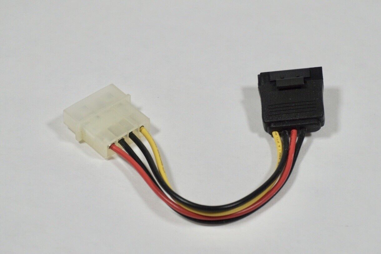 Sata To Molex Power Adapter Computer Power Supply Connection Connector