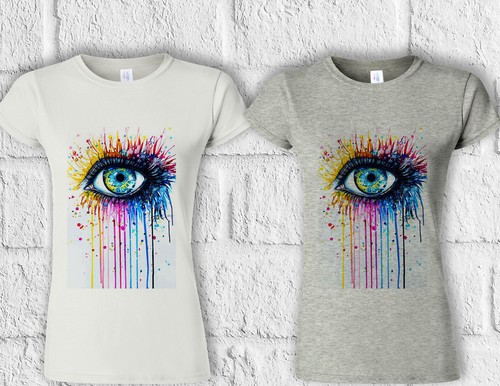 Rainbow Eye Art Drawing Hipster T shirt Men Women Hoodie Sweatshirt Unisex 625 - 第 4/10 張圖片