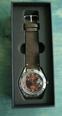Redshift 7 Exosphere GL1934-LB-C Brown Dial 43 mm w Brown Leather Strap 