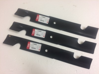 Set/3 blades for Bush Hog M2254,M2354,M2554,M2255,M2555 zero-turn