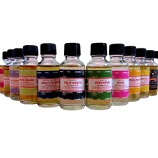Satya Fragrance Oils, 30ml 1oz Glass Bottle for Incense, Soaps, Candles, Resins