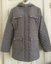 Andrew Marc Tk Maxx Ladies Jacket Size L (14) Grey