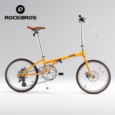 ROCKBROS Folding Bike 20" 8 Speed 11-32T Cassette Wire-drawn Disc Brake Bicycle