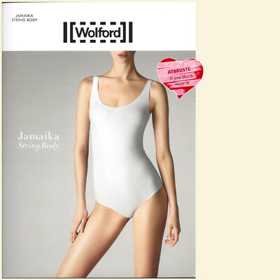 Wolford Jamaika String Body   M   ecrue  ... Nahtlos, dezent schimmernd