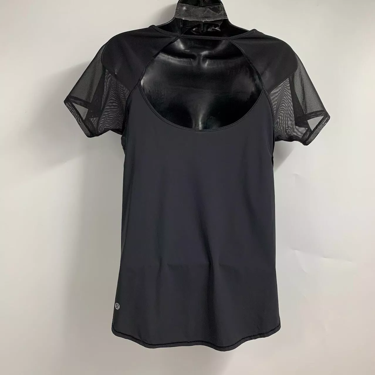 lululemon anew sheer open back athletic pullover shirt