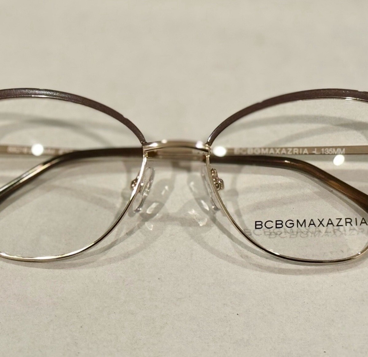 BCBG Linnet Sand 53/16/135 Eyeglass Frame with BCBG Flat  display picture 3
