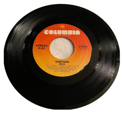 45 RPM Record Santana Zulu/She s Not There (box9)