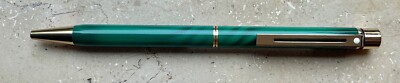 LAGERBEREINIGUNG! SHEAFFER Targa Kugelschreiber, grün marmoriert