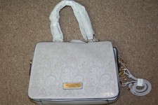 Nwt Marc New York Blush/metallic Gold Laser Cut-out Floral Handbag