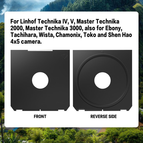 Lens board Copal #00 26.3mm Hole For Linhof Technika Wista Chamonix 4x5 Camera - Picture 12 of 12