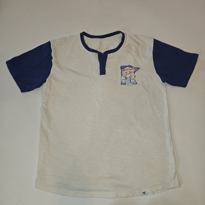Fanatics Minnesota Twins Henley T-Shirt Mens Medium Win Twins Graphic MLB Raglan
