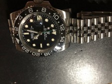 Rolex GMT-Master II 116710LN Silver Oyster Bracelet with Black Bezel