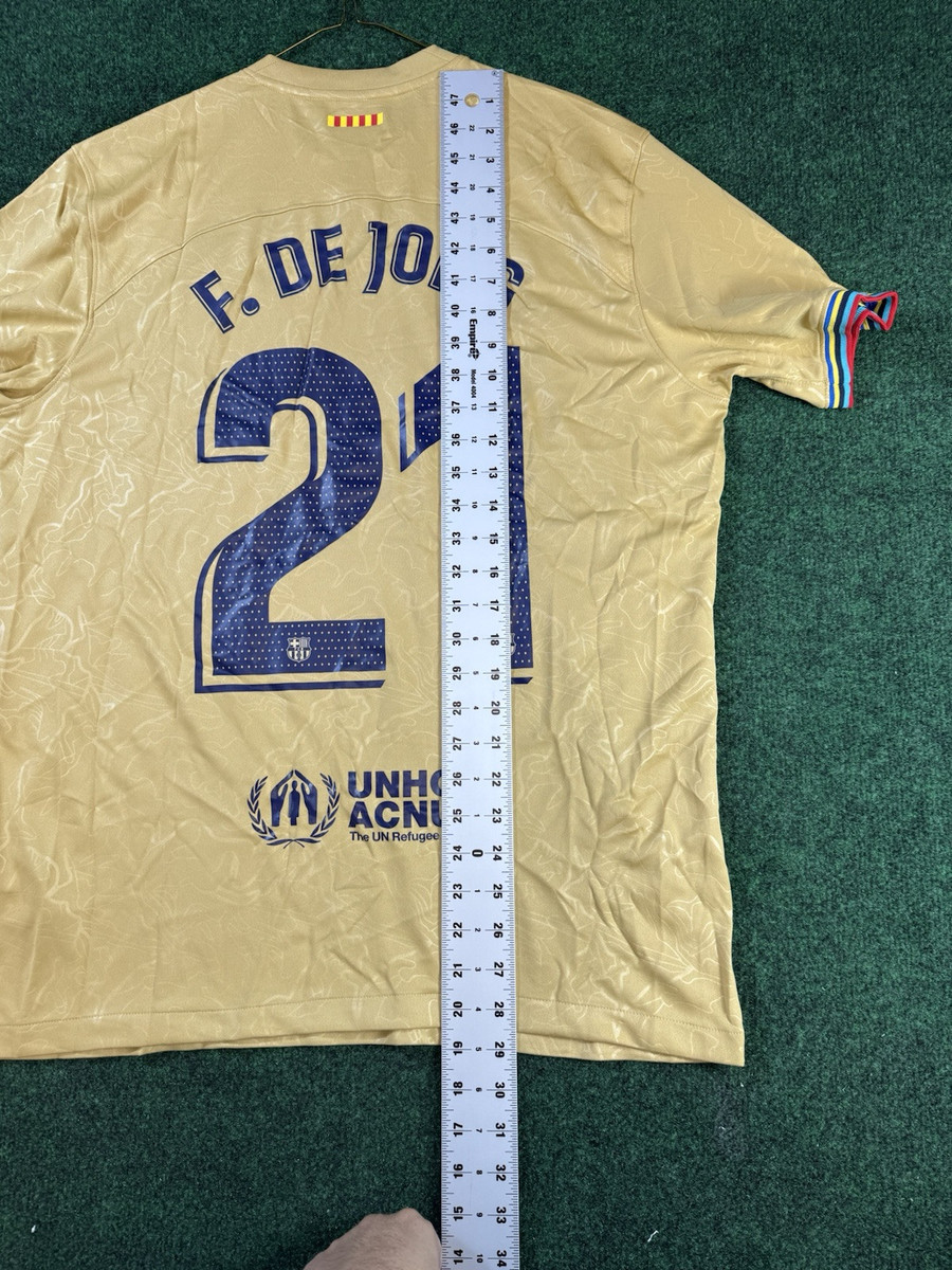 Men's Nike FC Barcelona 22/23 De Jong Away Replica Jersey Men's Nike FC Barcelona 22/23 De Jong Away Replica Jersey
