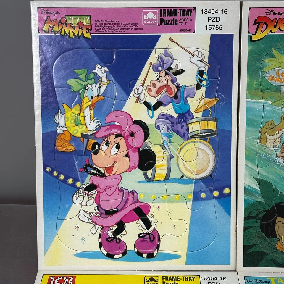 Rompecabezas Bandeja Marco Disney - Completo Vintage - Lote de 6 Foto 2 de 4