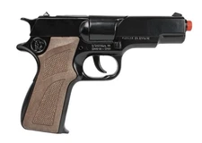 Gonher S&W Style Die Cast Metal Cap Gun! Police Style. 8 Shot. New In Box. 1911