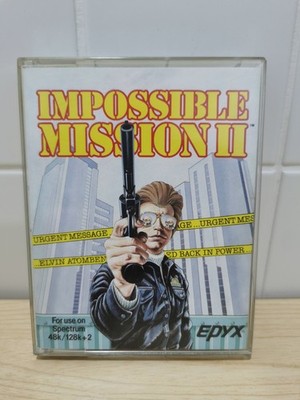 Impossible Mission 2 Sinclair Spectrum 48k 12k Tonbandspiel von epyx