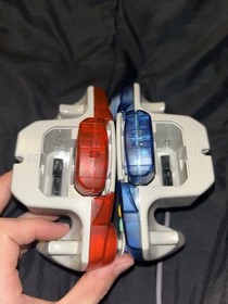 Sega Dreamcast Red and Blue Controller With Matching VMU Great Condition