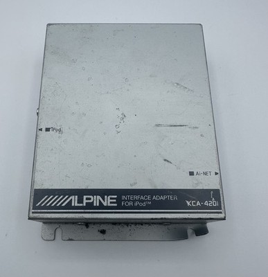 Alpine KCA-420i Interface Adapter For Apple iPod Adapter Module UNTESTED!!