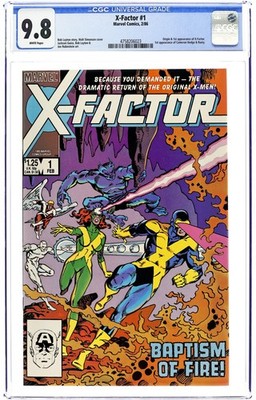 X-Factor 1D CGC 9.8 1986 4758206023 1st app. X-Factor