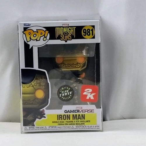 Funko Pop Iron Man 981 Midnight Suns Marvel Glow In The Dark Limited Chase 2K