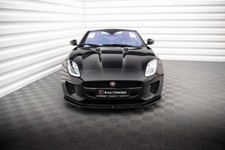 Maxton Design Frontlippe V.1 passend für Jaguar F-Type Mk1 FL schwarz Hochglanz