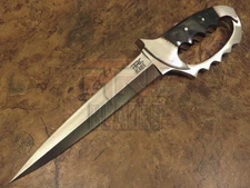 CUSTOM HANDMADE TOOL STEEL FULL TANG D-GUARD BOWIE KNIFE HUNTING SURVIVAL KNIFE