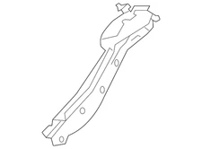 Genuine Honda Lower Outer Rail 04684-T2A-A00ZZ