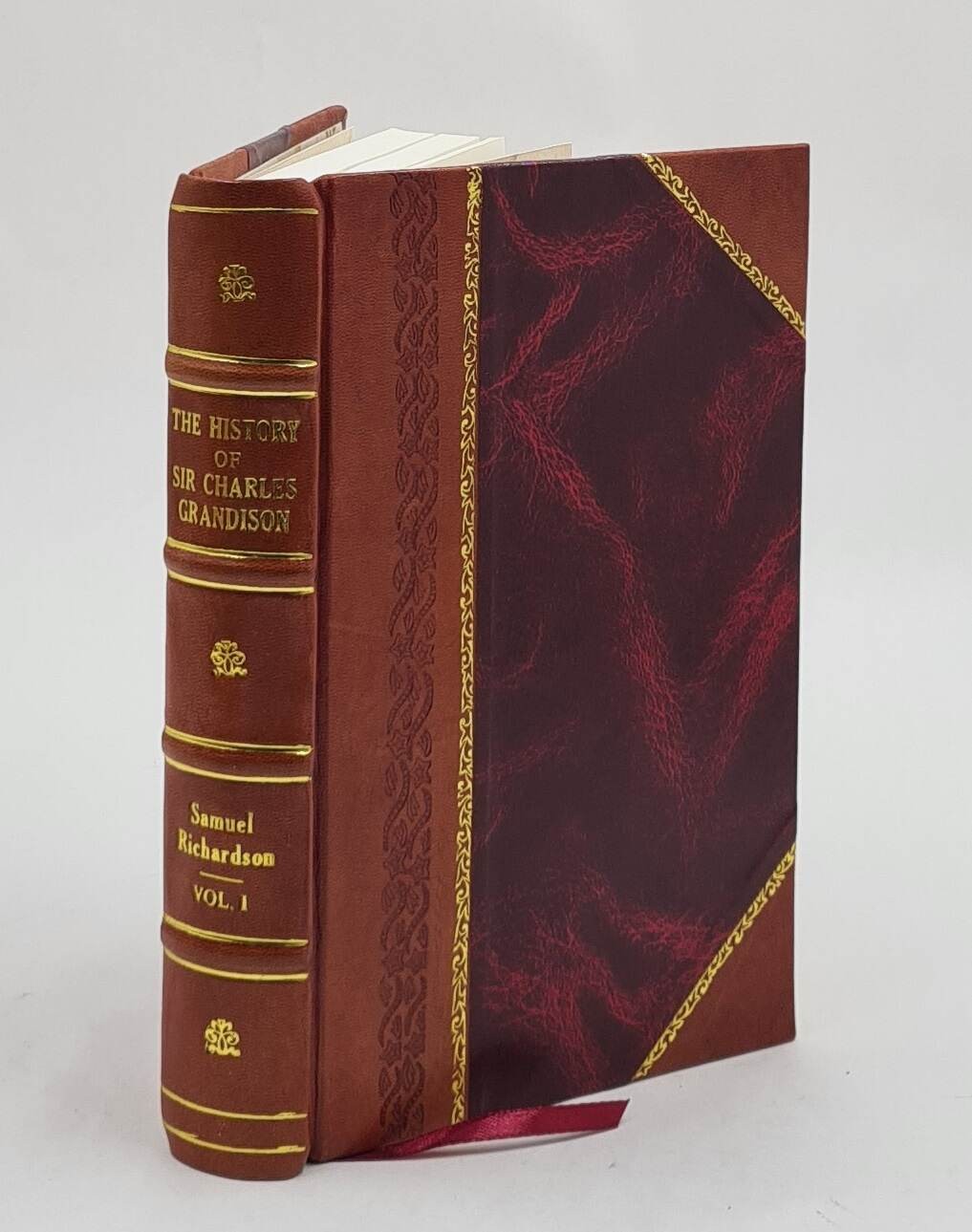 The Leather Bound 1901 Edition of Sir Charles Grandison Volume 1