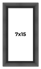 7x15 Frame Black Passaggi Solid Wood Picture Frame Width 1.5 Inches | Interior F