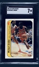 SGC 7 Near Mint - 1986-87 Fleer #8 Michael Jordan Super Stickers Rookie Card Rc