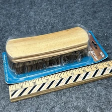 NOS Vtg 1994 Adcor Shoe Shine Brush 100% Horsehair Soft No Scratch Professional