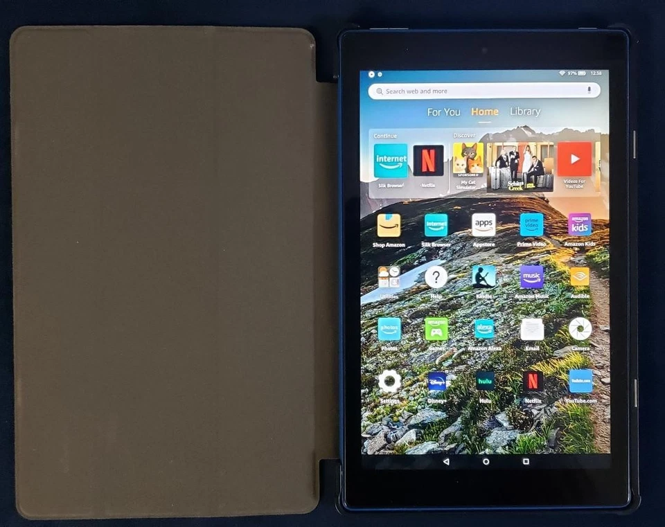 NEW Fire HD 10 Tablet Alexa 10.1" 1080p Full HD Display 32 GB Marine BLUE - Image 3 of 4