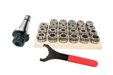 Spannzangensatz ER40 (472E) inkl. Spannzangenfutter SK40 DIN 2080 & Schlüssel