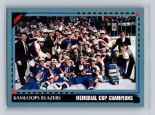 1992-93 Score Canadian #528 Memorial Cup Champions Kamloops Blazers