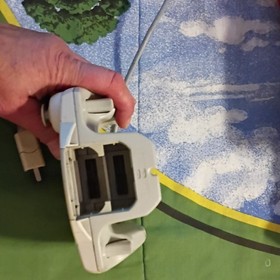 SEGA Dreamcast Fishing Controller HKT-7800 White Wired VMU Slot 6ft Cable