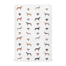 Greyhound Dog Toddler Baby Fitted Crib Sheet Boys Girls Playard Mattress Cover