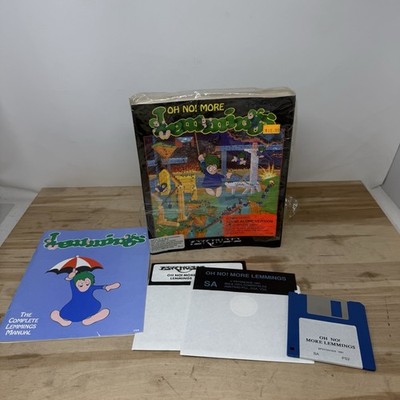 Oh No! More Lemmings 1991 Big Box 3.5'' & 5.25'' Disks ADD ON VERSION